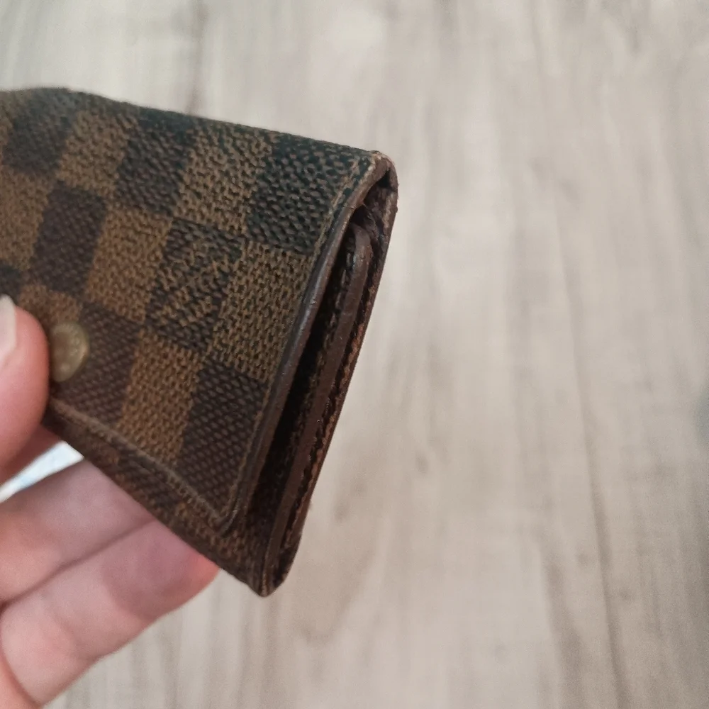 louis vuitton damier eben key card holder